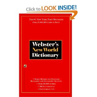 WEBSTER'S NEW WORLD DICTIONARY (9780671894481) Prentice Hall General Ref. Books