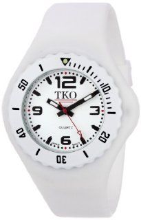 TKO ORLOGI Women's TK595WT Beach Lightweight White Rubber Watch Watches