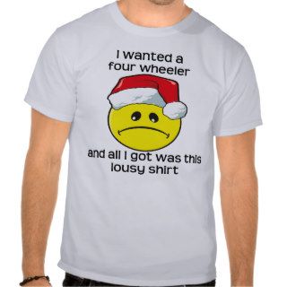 Christmas   Four Wheeler T Shirt