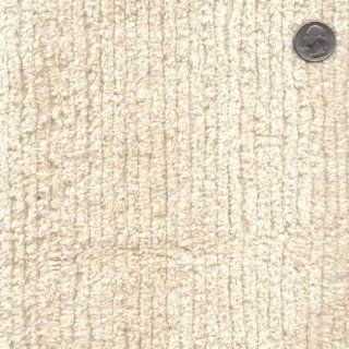 Terry Chenille Natural 57 58" Wide Cotton Fabric   D381.03 Natural