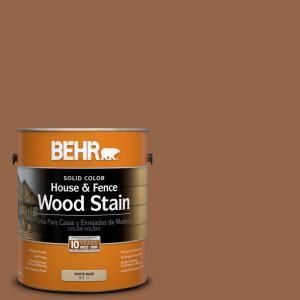 BEHR 1 gal. #SC 152 Red Cedar Solid Color House and Fence Wood Stain 03001