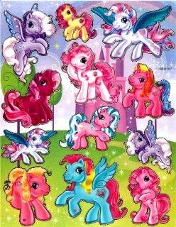 My Little Pony Earth Ponies Pegasus Ponies Unicorn Ponies Flutter Ponies Sea Ponies Sticker Sheet PM107 