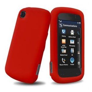 VMG For LG Encore GT550 Cell Phone Soft Gel Silicone Skin Case Cover   Red Cell Phones & Accessories
