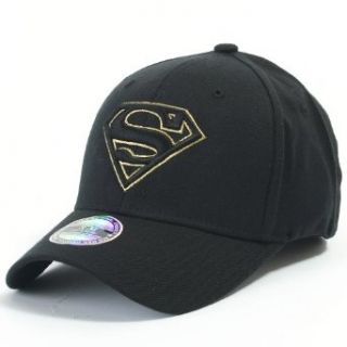 ililily Superman Baseball Cap Superman Shield Embroidery Fitted Trucker Hat at  Mens Clothing store