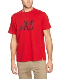 Bear Grylls by Craghoppers Men's Camo Logo Short Sleeve T Shirt, Bear Red, Small  Athletic Shirts  Sports & Outdoors