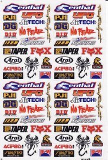 Sponsor Motocross Racing Tuning Decal Sticker Sheet C80  Other Products  