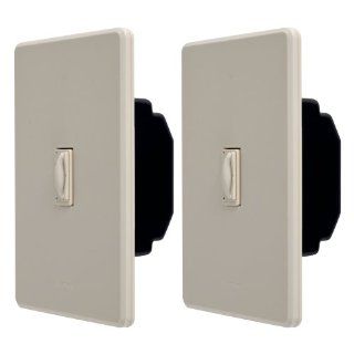 Lutron FA 603 ADH LA Faedra 600W Smart Dimmer and Remote, Light Almond   Wall Dimmer Switches  
