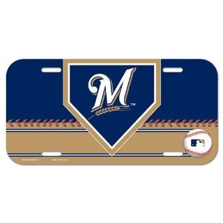 MLB Milwaukee Brewers License Plate Sports & Outdoors