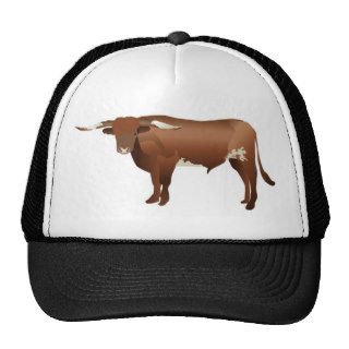 Longhorn Cattle Mesh Hat