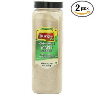 Durkee Cinnamon Maple Sprinkle, 30 Ounce Containers (Pack of 2)  Natural Flavoring Extracts  Grocery & Gourmet Food