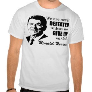 Reagan Never Defeated Tee Shirt