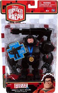 Wreck it Ralph Hero's Duty Wreck It Ralph   with Armor, Weapon & Medal Toys & Games