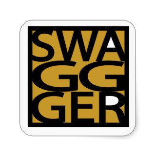 Swag, Swagger, GG Square Sticker