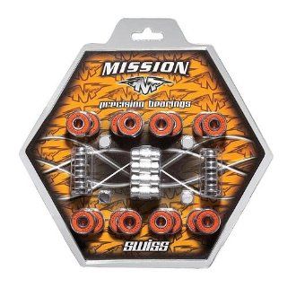 Mission Swiss Lite 608 Bearings 16 Pack  Skate Replacement Bearings  Sports & Outdoors