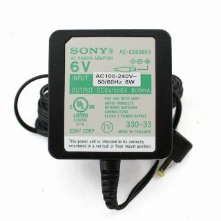 Genuine Sony AC ES608K3 AC Power Adapter 6V 800mA Wall Charger Adapter US Plug Electronics