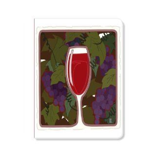 ECOeverywhere Red Red Wine Journal, 160 Pages, 7.625 x 5.625 Inches, Multicolored (jr11798)  Hardcover Executive Notebooks 