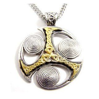 Ancient Triskilian Celtic Isle of Man Symbol Nordic Pendant Necklace Jewelry