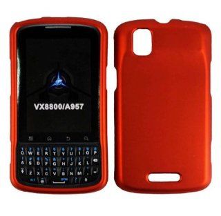 Orange Hard Case Cover for Motorola Milestone Plus XT609 Cell Phones & Accessories