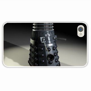 Custom Made Apple Iphone 4 4S 3D Doctor Who Robot Mechanism Movement Of Lover Present White Case Cover For Guays Cell Phones & Accessories