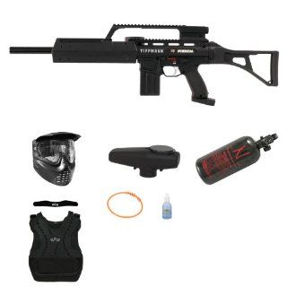Tippmann X7 X 7 Phenom G36 Electro Paintball Gun HPA N2 Armor Pack  Sports & Outdoors