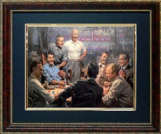 Framed Grand Ol Gang Republican Presidents Playing Poker Print By Andy Thomas  