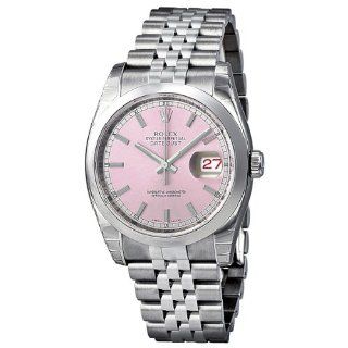 Rolex Datejust Pink Dial Stainless Steel Jubilee Bracelet Mens Watch 116200PSJ Rolex Watches