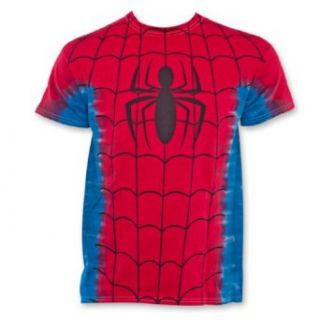 ImpactMerchandising Men's Spiderman Tie Dye Costume T Shirt Clothing