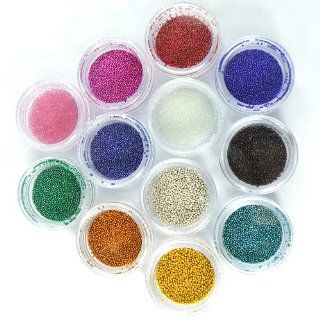 12 Colors Mini Beads Pearls Nail Art Tips Decoration  Other Products  