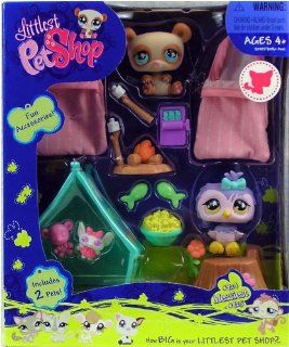 Littlest Pet Shop Deluxe Playset Messiest Bear and Bird Toys & Games