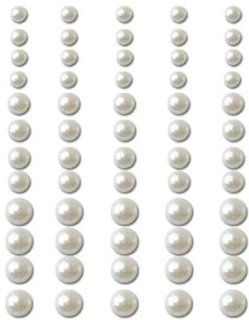 Self Adhesive Pearls 60/Pkg Pearl