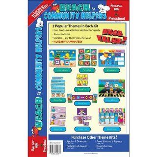 Theme Kit Beach & Community Helpers (Preschool) (9781562349639) The Mailbox Books Staff Books