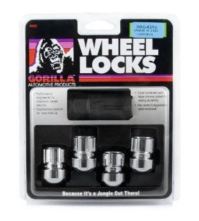 Gorilla Automotive 38641N Chrome Honda/Acura Ball Seat Wheel Locks  (14mm x 1.50 Thread Size) Automotive
