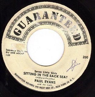 Sitting In The Back Seat/Worshipping An Idol (VG 45 rpm) Music
