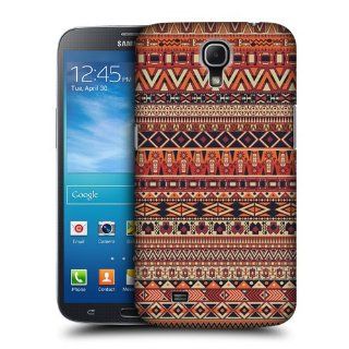 Head Case Designs Red Amerindian Patterns Hard Back Case Cover For Samsung Galaxy Mega 6.3 I9200 I9205 Cell Phones & Accessories