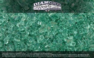 Forest Green 2000 Diamond Fire Pit Glass   1 LB Crystal  Patio, Lawn & Garden