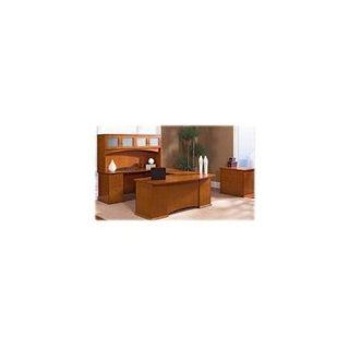 Lorell 2 Drawer Lateral Files, 33 by 24 by 29 Inch, Honey Cherry   Lateral File Cabinets