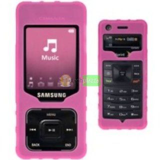 Samsung Upstage M620 Sph m620 Hot Pink Rugged Cell Phone Silicone Skin Case 