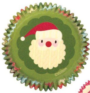 *FREE STANDARD SHIPPING   Wilton Baking Cups   Home For The Holidays Christmas Santa Claus   Package of 75   We Ship Within 1 Business Day w/ *FREE Standard Shipping  Dessert Decorating Kits  Grocery & Gourmet Food