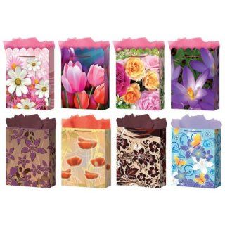 Jumbo Floral Gift Bags Case Pack 72   Gift Wrap Bags