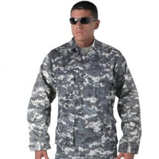 Subdued Urban Digital Camouflage Military BDU Fatigue Shirt Clothing