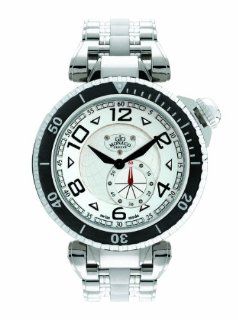 Gio Monaco Men's 644 Poseidon Silver Dial Stainless Steel Watch Watches