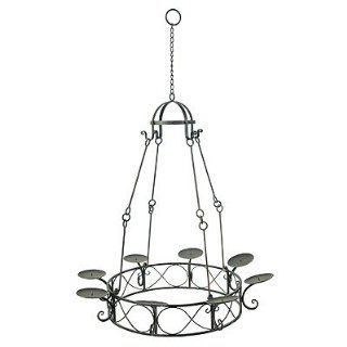 Metal Candle Chandelier 27"x39"  