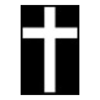 Christian religious jesus plain cross vinyl window decal sticker. Sports & Outdoors