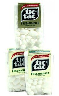 Tic Tac   Freshmint, .625 oz, 24 count  Candy Mints  Grocery & Gourmet Food