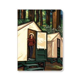 ECOeverywhere Camping Village Sketchbook, 160 Pages, 5.625 x 7.625 Inches (sk12111)  Storybook Sketch Pads 