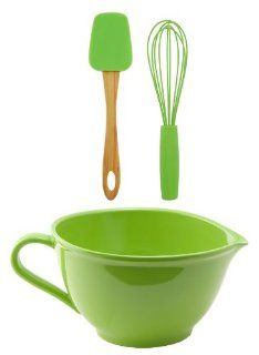 C Green Batter Bowl w/Utensils Bakeware Sets Kitchen & Dining