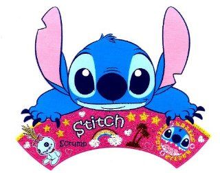 Stitch posing for photo shoot behind banner in Lilo and Stitch Movie Disney Heat Iron On Transfer for T Shirt ~ 626 Experiment 