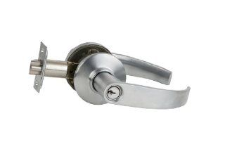 Schlage S51PD 626 Satin Chrome Neptune Keyed Entry Handle   Door Levers  