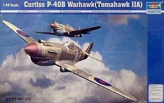 P 40B Warhawk 1/48 Trumpeter Toys & Games