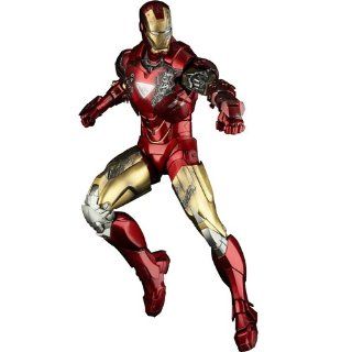 Hot Toys Iron Man Mark VI   Marvel 12 Inch Doll Figure Iron Man 2 Toys & Games